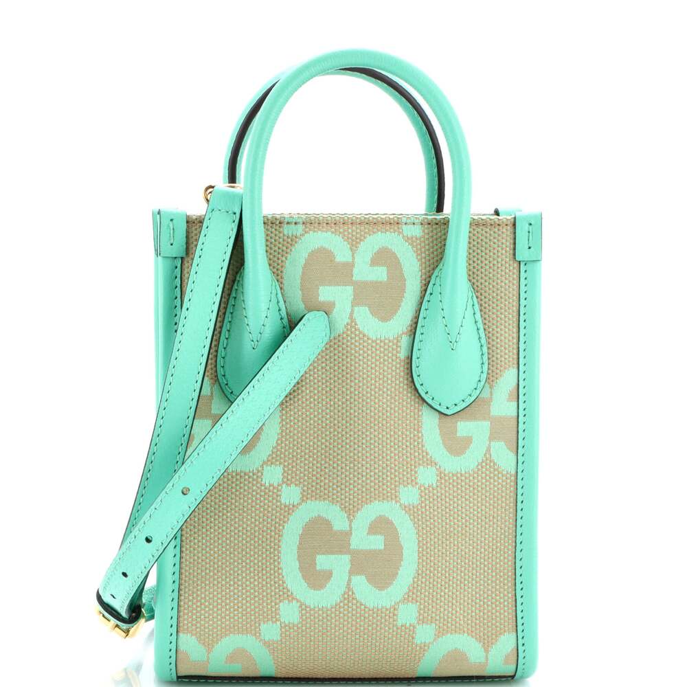 Gucci Vertical Tote Jumbo Gg Canvas #320490G13B